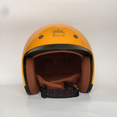 Nón bảo hiểm 3/4 kính âm Royal M139 Vàng Cam cao cấp Lót tháo rời, che hết mặt
