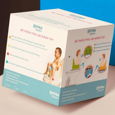 Bô Rửa Đa Năng Boom Potty - Hồng 