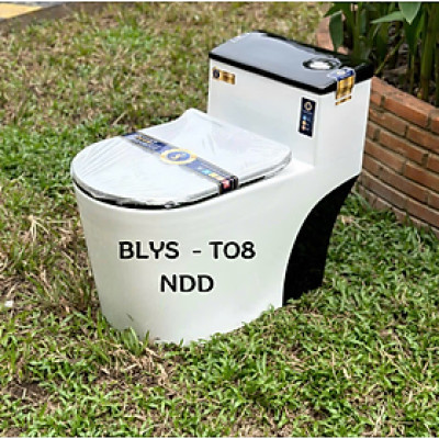 Bồn cầu nguyên khối Tundo Yoshi nano kháng khuẩn CTT08NDD 680 x 380 x 720mm