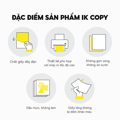 Giấy Photo A4 IK Copy 70 gsm (500 Tờ)