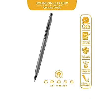 Bút ký doanh nhân cao cấp CROSS Bút bi khô dòng Classic Century màu xám lạnh hiện đại