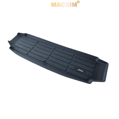 #BRV, Thảm lót cốp Honda BRV 2022+ (sd) nhãn hiệu Macsim chất liệu nhựa TPE  màu đen