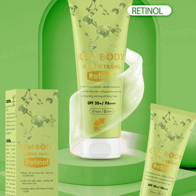 Chăm Sóc Da - C SKIN.02 - COMBO9 - BODY LOTION RETINOL - Dưỡng Trắng Cấp Ẩm Chuyên Sâu