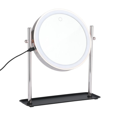 Gương Để Bàn Sắt FREYA Màu Rose Gold|Index Living Mall| Nội Thất Thái Lan