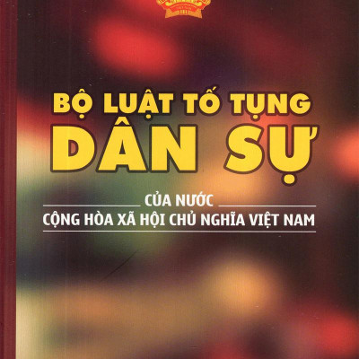Bộ Luật Tố Tụng Dân Sự Của Nước Cộng Hòa Xã Hội Chủ Nghĩa Việt Nam (2016)