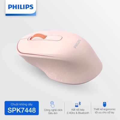 Chuột Bluetooth Philips SPK7448 - Hàng Chính Hãng