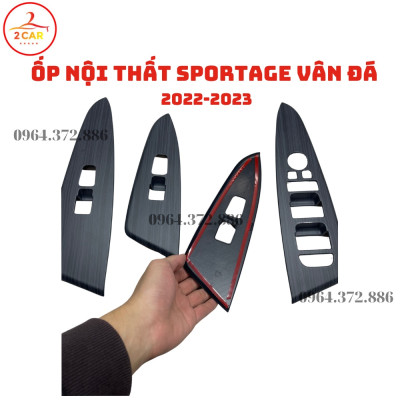 Ốp nội thất xe Kia Sportage 2022- 2023 Mẫu Nhựa ABS vân đá cao cấp