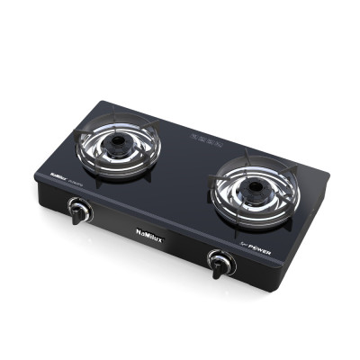 Bếp Gas Đôi Mặt Kính Cao Cấp NaMilux DL2463PG – Công Suất Mạnh 4.2Kw – Kiềng Bếp Tráng Men – Hàng Chính Hãng