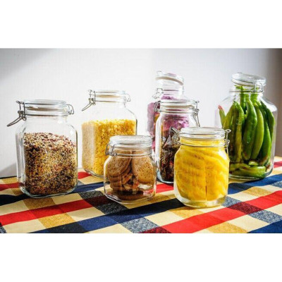 Hũ thủy tinh nắp cài Fido 1000ml - 1500ml  