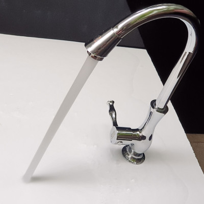 Vòi rửa chén lạnh Eurolife EL-T014 (Trắng bạc)