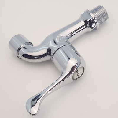 Vòi hồ nhựa ABS mạ Chrome Eurolife EL-HN03 (Trắng bạc)