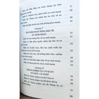 Sách - Luật An Ninh Mạng (Hiện Hành) - NXB Chính Trị Quốc Gia