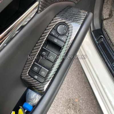 Ốp nội thất Carbon Mazda 3 2020 2021 chất liệu nhựa vân carbon cao cấp