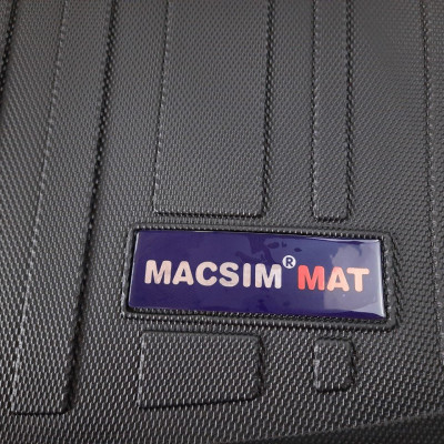 Thảm lót cốp xe ô tô Audi A6 2007-2013 nhãn hiệu Macsim chất liệu TPV cao cấp màu đen (H174)
