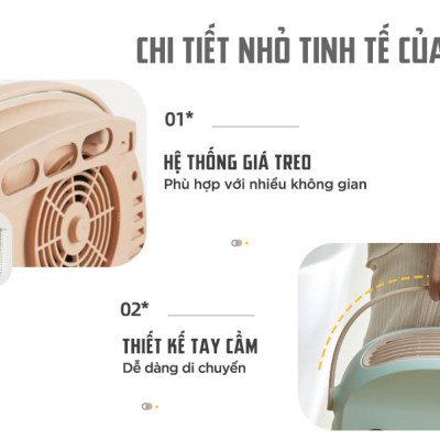 Máy Sưởi Treo Tường Bear DNQ-A19B1 Không Làm Khô Da Công Suất 2000 W - Hàng Chính Hãng