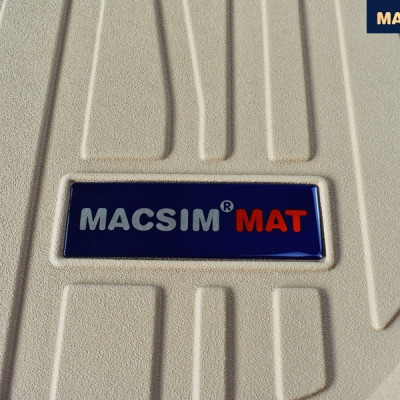 Thảm lót cốp xe ô tô TOYOTA fortuner/ Innova 2008-nay nhãn hiệu Macsim chất liệu TPV cao cấp màu be
