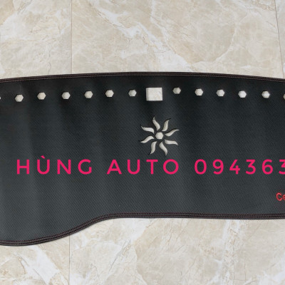 Thảm da Taplo KIA Cerato 2019 2020 2021 vân Carbon cao cấp