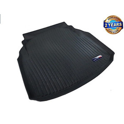 Thảm lót cốp xe ô tô Mercedes C-class 2008-2014 nhãn hiệu Macsim chất liệu TPV cao cấp màu đen (018)