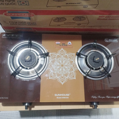 Combo Bếp Gas Dương Kính Sunhouse SHB3336 Kèm Van Dây - Hàng chính hãng