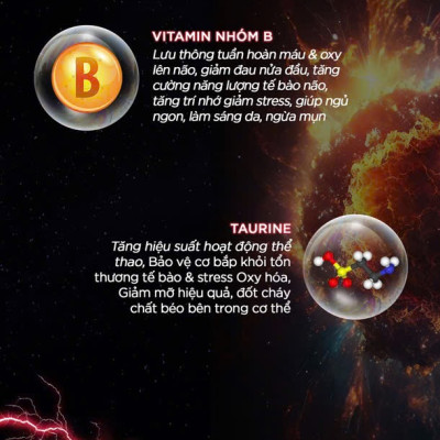 DMAXX thức uống bổ sung vitamin năng lượng không đường DAMODE 39 gói màu đỏ mỗi gói 2,2gr