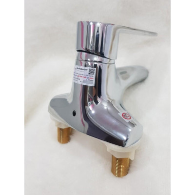 Vòi chậu rửa mặt lavabo Rangos RG-01V hàng cao cấp đồng mạ crome