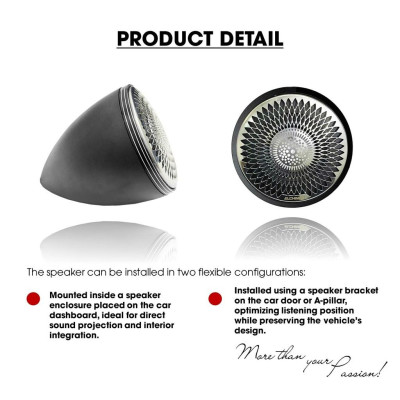 Alchimist AS-M26 – Bộ Loa Mid-Treble HiFi Cao Cấp Cho Hệ Thống 3-Way Ô Tô