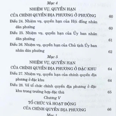 Luật Tổ Chức Chính Quyền Địa Phương Năm 2025