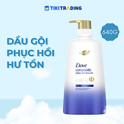 Dầu Gội Dove Hỗ Trợ Phục Hồi Tóc Hư Tổn 640g