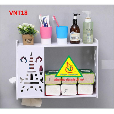TỦ NHÀ TẮM CHỐNG THẤM NƯỚC MINI VNT15 - NỘI THẤT LẮP RÁP