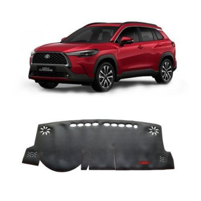 Thảm Taplo Da Vân Carbon - Xe TOYOTA Cross- Hàng chuẩn loại 1