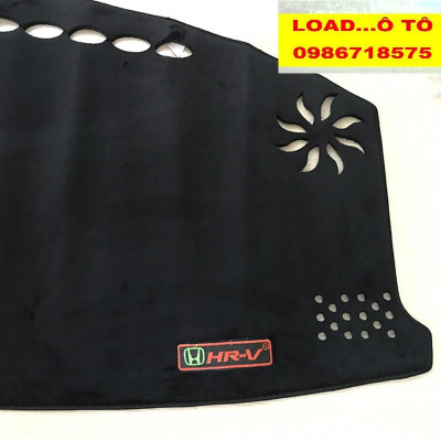 Thảm Taplo Chống Nắng Xe Honda HRV 2022-2018 Mẫu Nhung Lông Cừu Và Mẫu Da Carbon cao Cấp