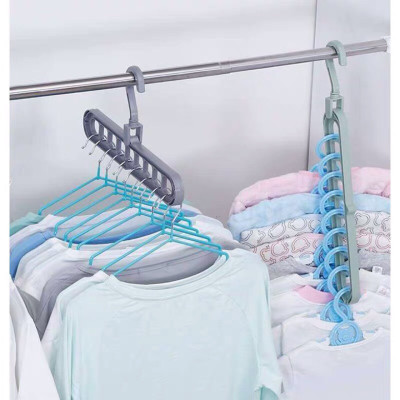 Combo 2 móc treo 9 nấc tiết kiệm diện tích giao màu ngẫu nhiên - MT9N