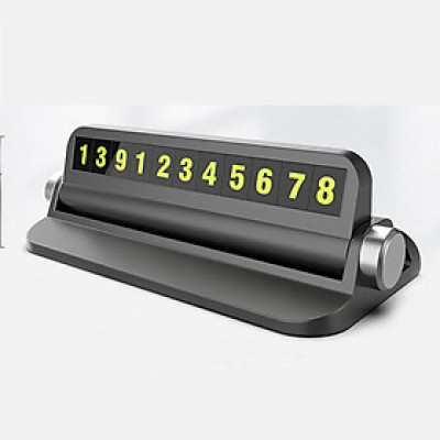 Bảng số điện thoại gắn táp lô ô tô kiêm giá để điện thoại