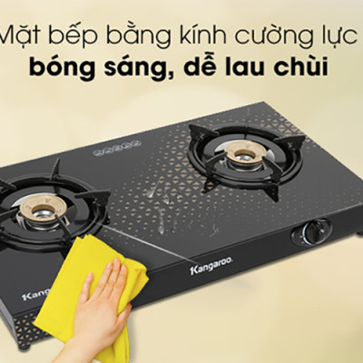 Bếp Gas Dương Đôi Kangaroo KG8G1C - Hàng Chính Hãng