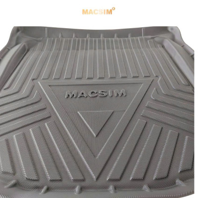 Thảm lót cốp xe ô tô BMW 3 series 320i/330i 2022+ nhãn hiệu Macsim chất liệu TPV cao cấp màu đen