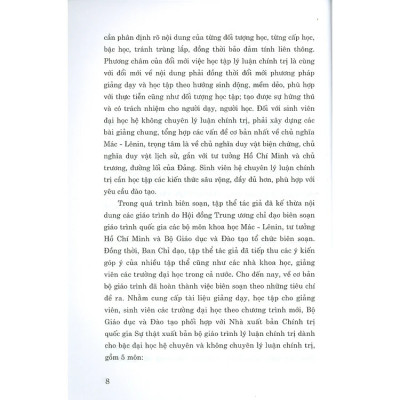 Combo Giáo Giáo Trình Triết Học Mác – Lênin + Giáo Trình Kinh Tế Chính Trị Mác – Lênin (Dành Cho Bậc Đại Học Hệ Không Chuyên Lý Luận Chính Trị) - Bộ mới năm 2021