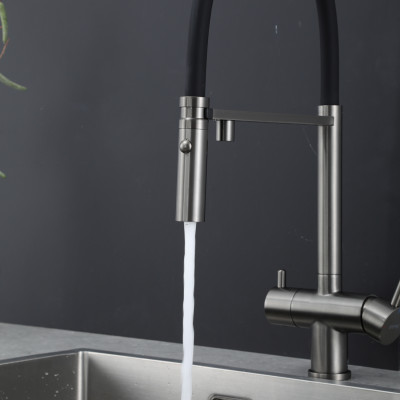 VÒI BẾP CAO CẤP TÍCH HỢP RO  NHẬP KHẨU NGA GAPPO MÀU PVD G4397-89 - HÀNG CHÍNH HÃNG