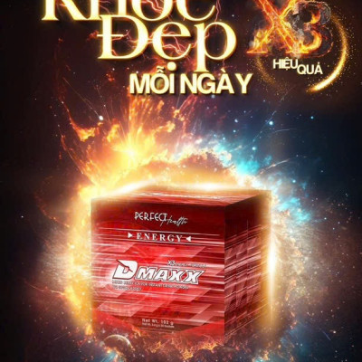 DMAXX thức uống bổ sung vitamin năng lượng không đường DAMODE 99 gói màu đỏ mỗi gói 2,2gr