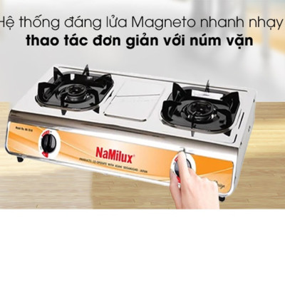 Bếp gas dương đôi Namilux NA-701ASM - Hàng chính hãng