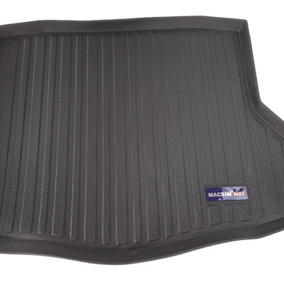 Thảm lót cốp xe ô tô Mercedes CLA 2014 - 2018 đến nay nhãn hiệu Macsim chất liệu TPV cao cấp màu đen (199)