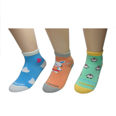 Combo 3 Đôi Vớ Chống Trươt Kamekid Bé Gái Từ 3 Tuổi Đến 5 Tuổi size M