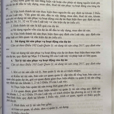 Chỉ Dẫn Áp Dụng Luật Quản Lý, Sử Dụng Tài Sản Công ( sửa đổi, bổ sung ) Năm 2024 - Chế  Độ Quản Lý, Sử Dụng Tài Sản Công Tại Cơ Quan, Tổ Chức, Đơn Vị