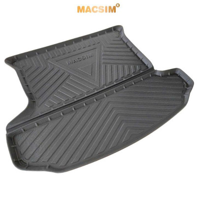 Lót cốp (qd) xe ô tô Skoda Kodiaq 2017-2023 7 seat, thương hiệu Macsim chất liệu TPV cao cấp màu đen cốp loai tốt , dày dặn 