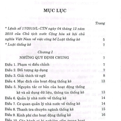 Luật Thống kê