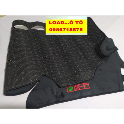 Thảm Taplo Chống Nắng Xe Honda CRV 2022-2018 Mẫu Da Carbon, Nhung Lông Cừu Có Lớp Chống Trượt