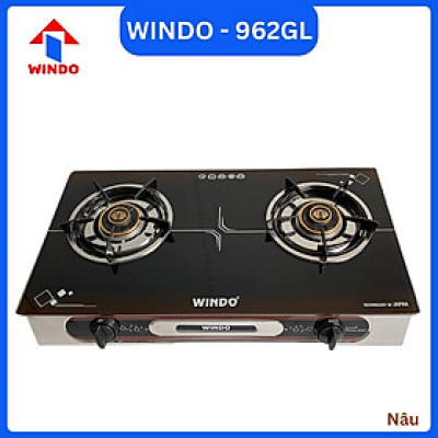 BẾP GAS ĐÔI MẶT KÍNH CAO CẤP WINDO - 962GL- Hàng Chính Hãng