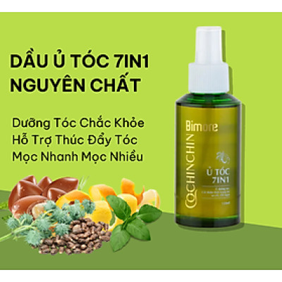 Hỗn hợp ủ tóc 7in1 dưỡng tóc chắc khỏe, thúc đẩy tóc mọc nhanh, mọc nhiều