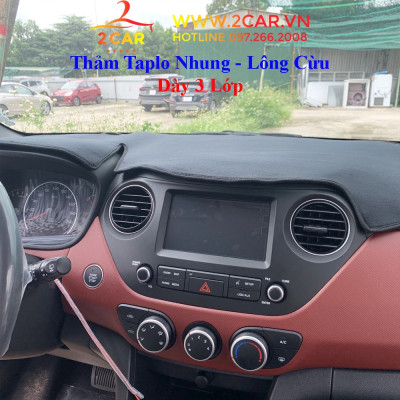 Thảm taplo nhung xe Honda City 2021 - 2022 chất liệu cao cấp mềm mịn, không xù lông, có chống trượt
