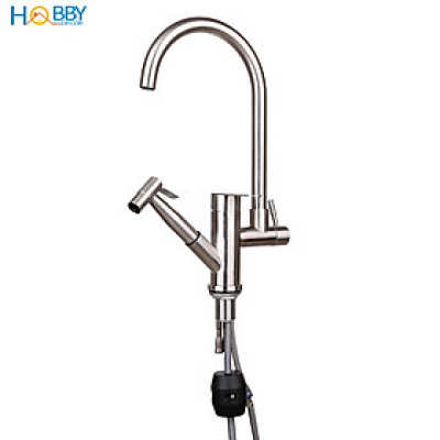 Vòi rửa chén nóng lạnh đa năng kèm vòi xịt inox 304 Hobby Home Decor RCG