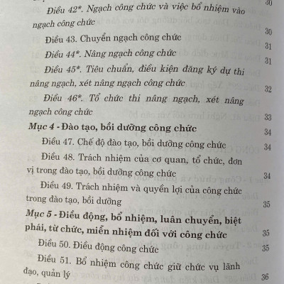 Luật Cán Bộ, Công Chức Năm 2008 ( Sửa đổi, bổ sung năm 2019 )